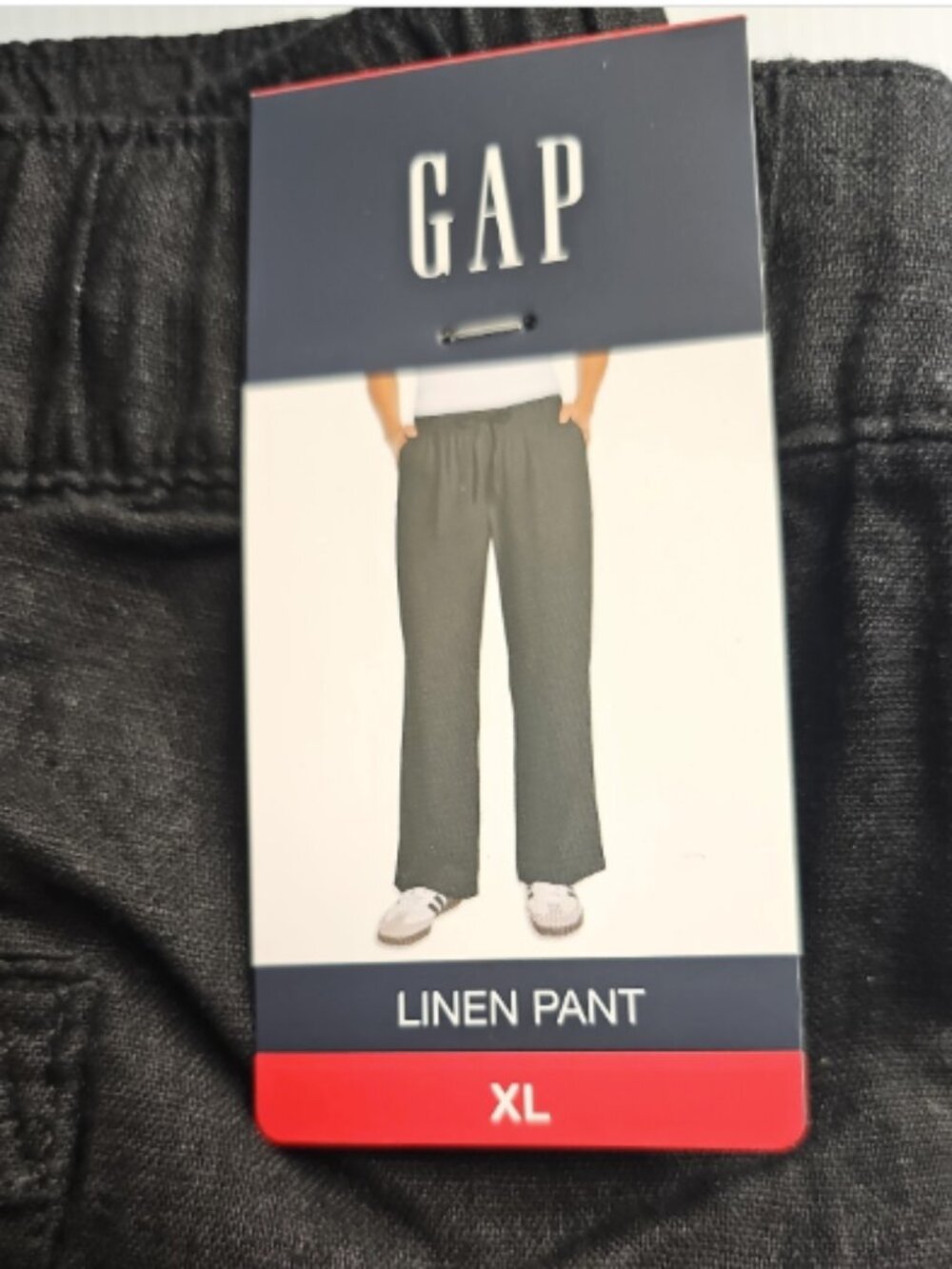GAP Men's Linen Blend Stretch Waist Cargo Pants
